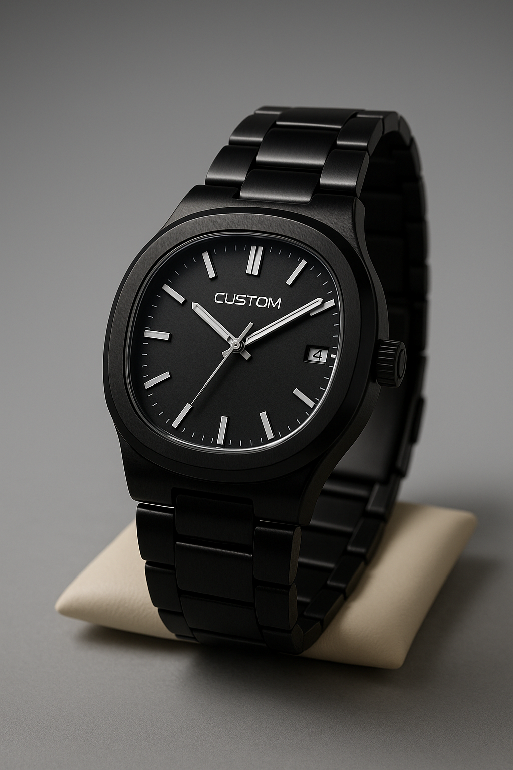 Fu$ion-| Eclipse – All-Black Matte Carbon Watch