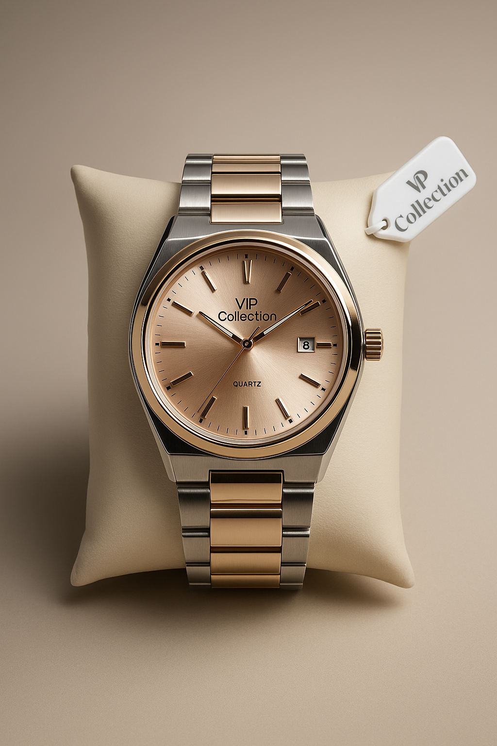 Fu$ion-| V9 Collection RoseGold Watch – Signature Quartz Edition