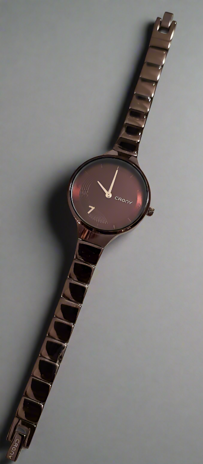 FU$ION | Crony Elegant Women’s Analog Watch – Premium Metal Strap (6 Variants)