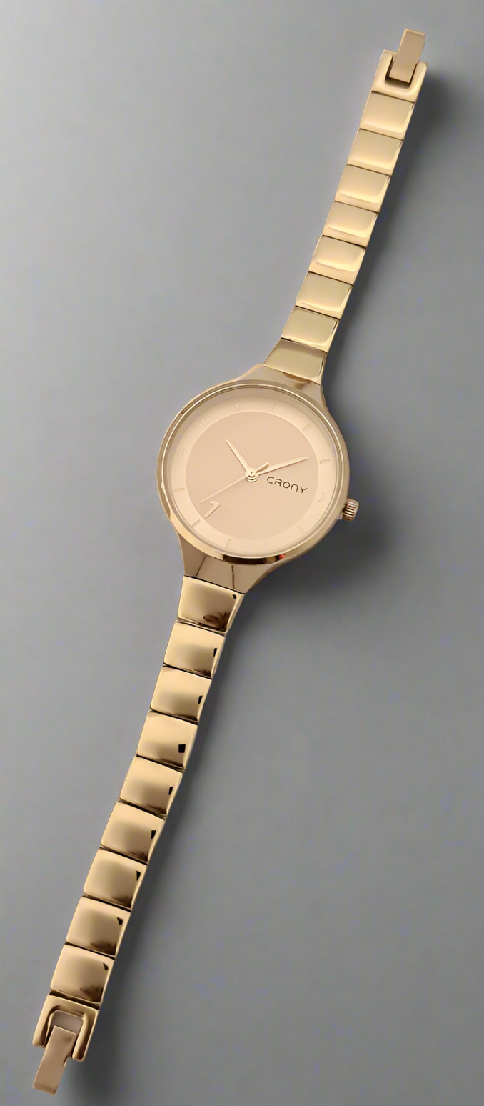 FU$ION | Crony Elegant Women’s Analog Watch – Premium Metal Strap (6 Variants)