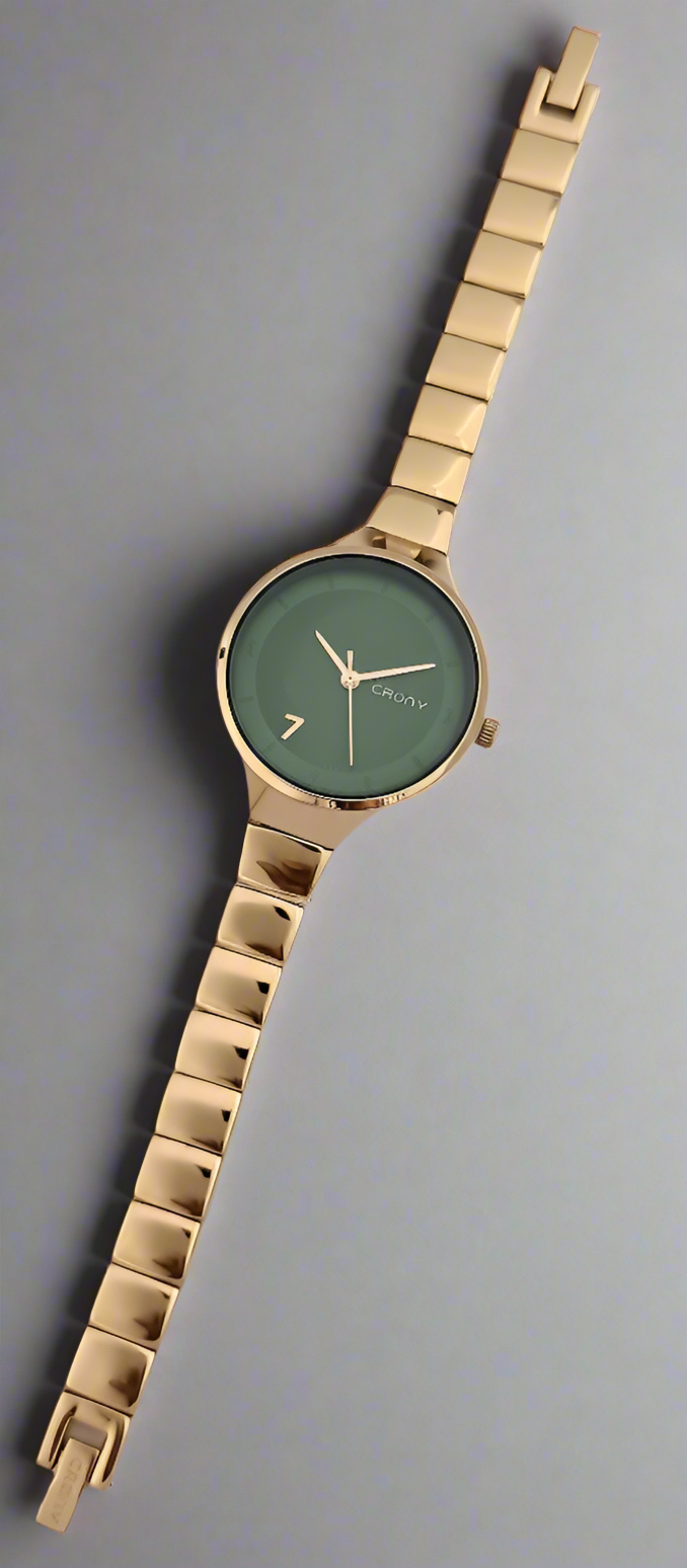 FU$ION | Crony Elegant Women’s Analog Watch – Premium Metal Strap (6 Variants)
