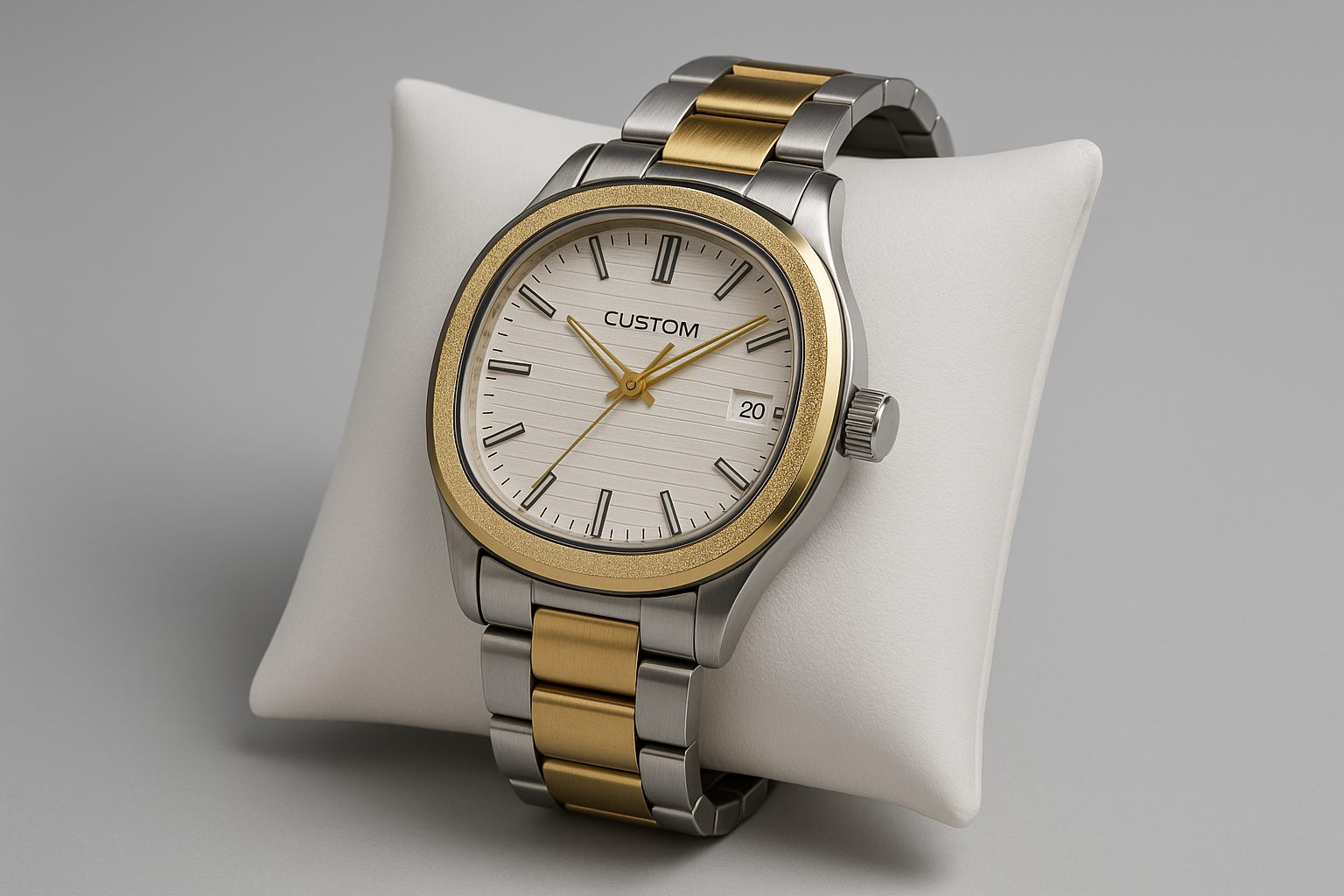 Fu$ion-| Bi-Tone Luxe Carbon Watch – Modern Classic Edition