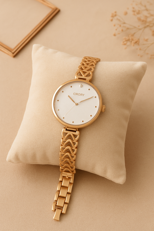 FU$ION | Crony Rose Gold Women’s Luxury Analog Watch – Stylish & Elegant